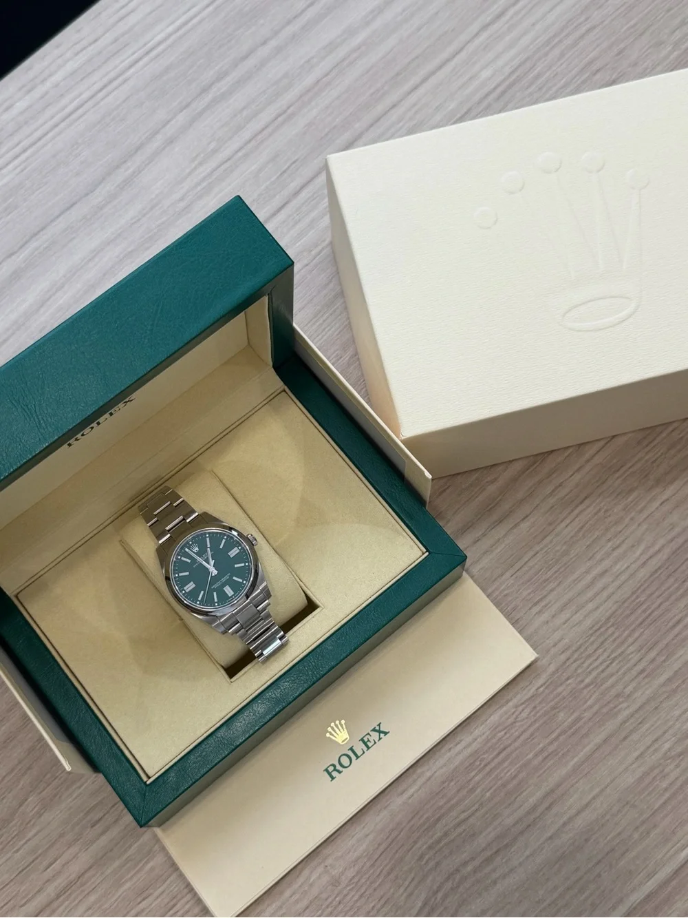 Rolex OP Green Dial 41mm